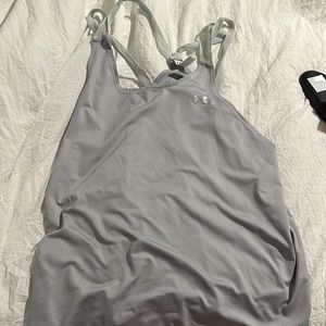 Under armor. Grey work out tank.